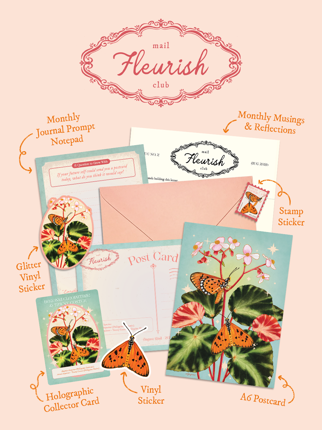 ✴︎ INTERNATIONAL ✴︎ Fleurish Mail Club