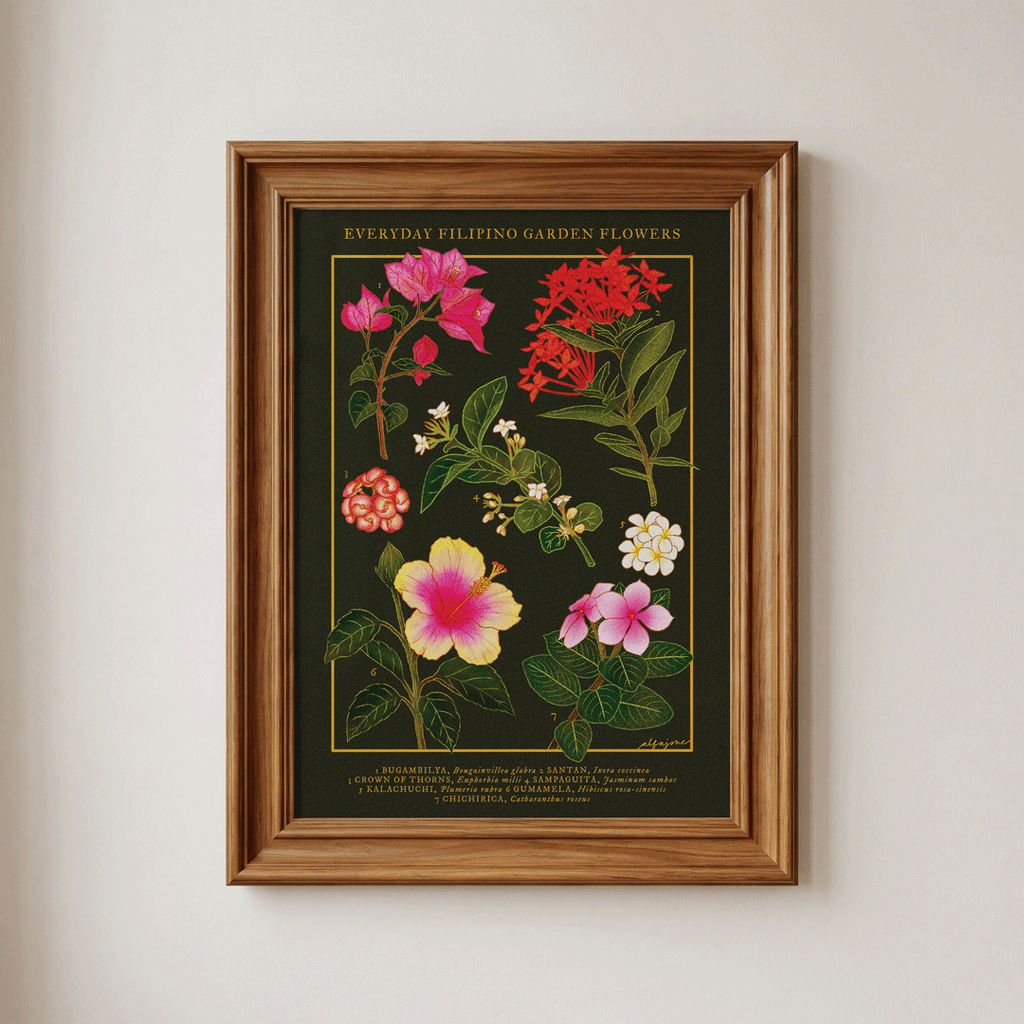 [Pre-Order] Everyday Filipino Garden Flowers A4 Print