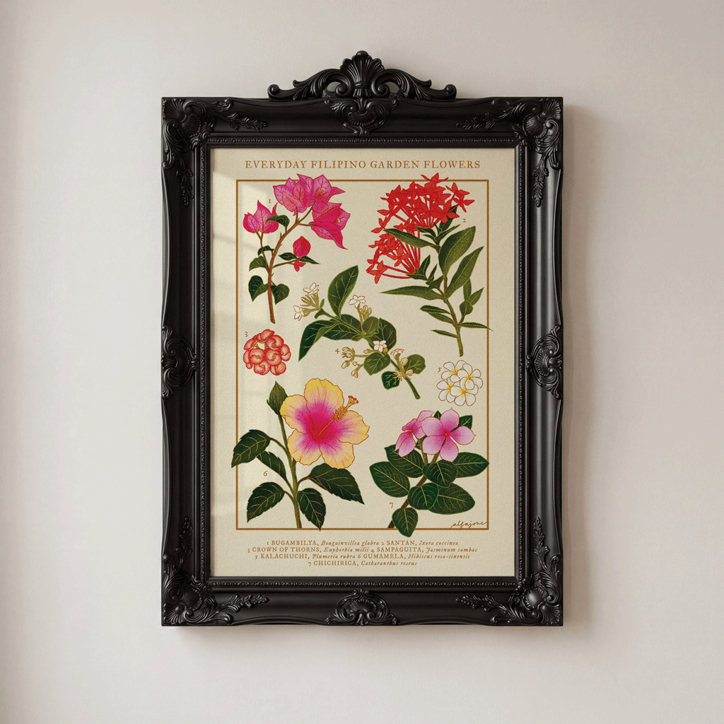 [Pre-Order] Everyday Filipino Garden Flowers A4 Print