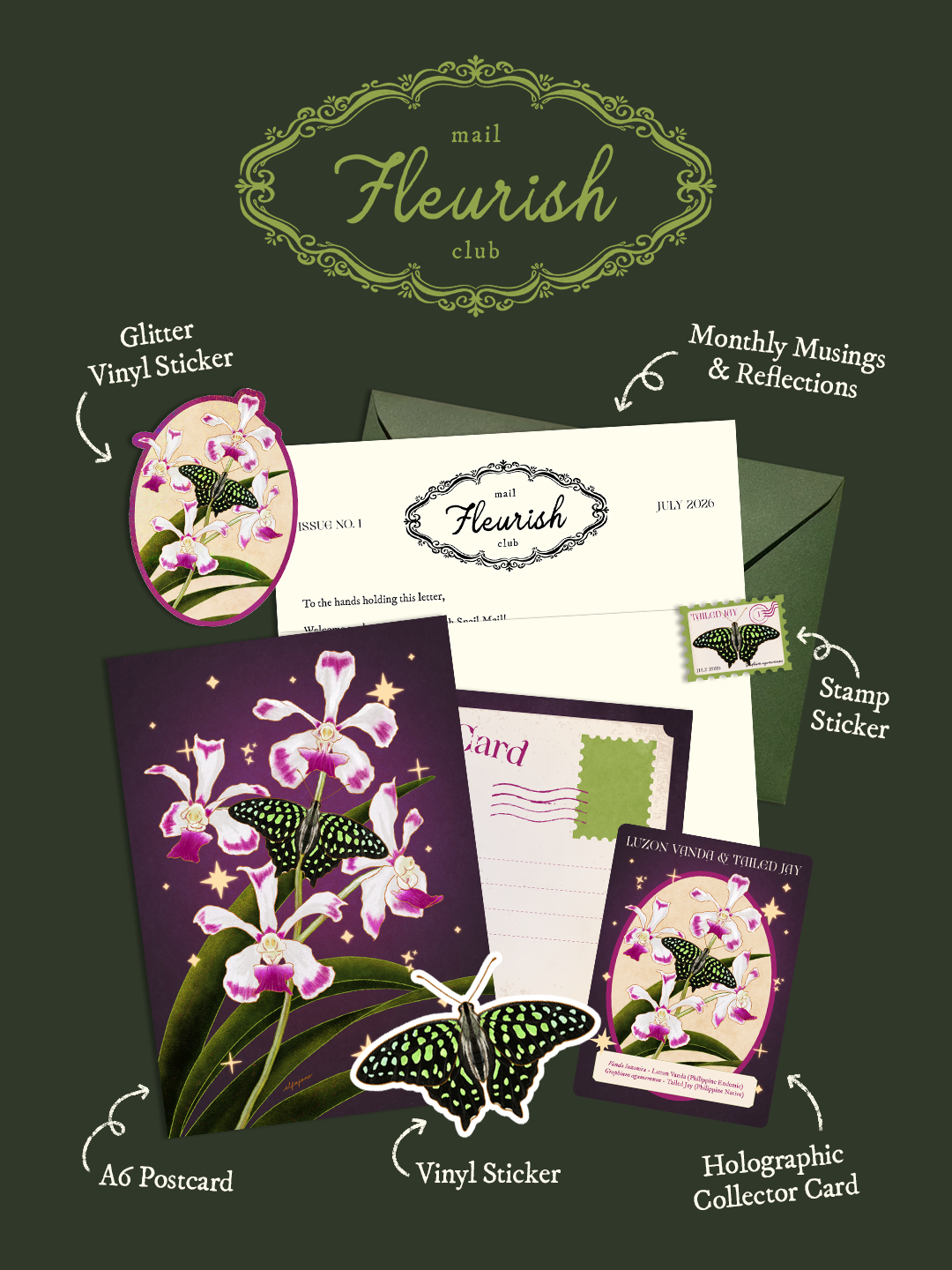 July Fleurish Mail