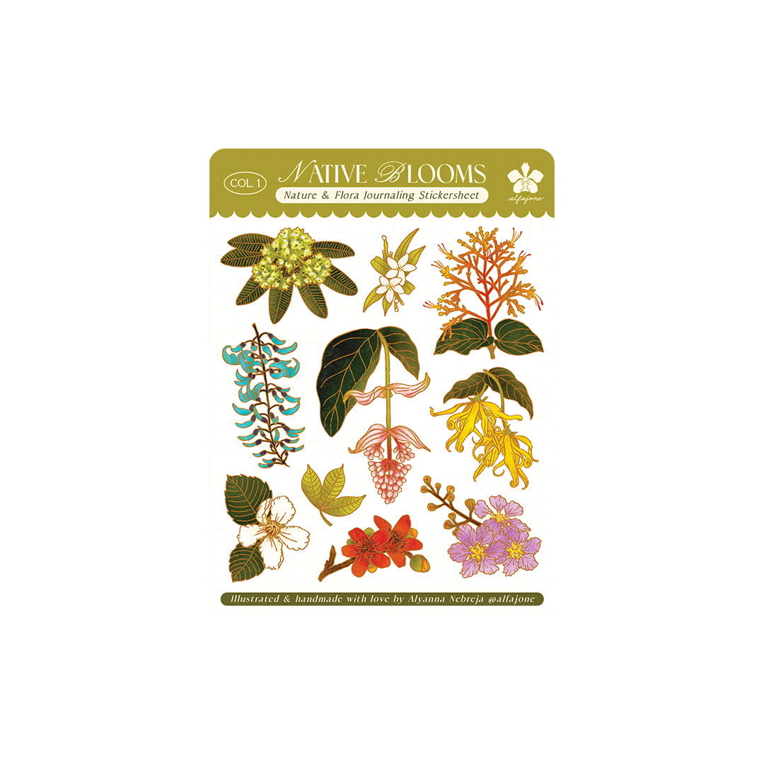 Native Blooms - Journaling Sticker Sheet
