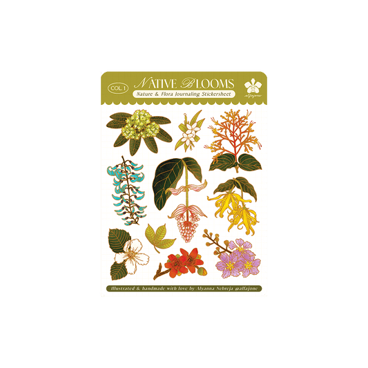 Native Blooms - Journaling Sticker Sheet