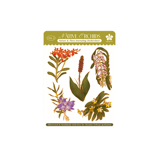 Native Orchids - Journaling Sticker Sheet