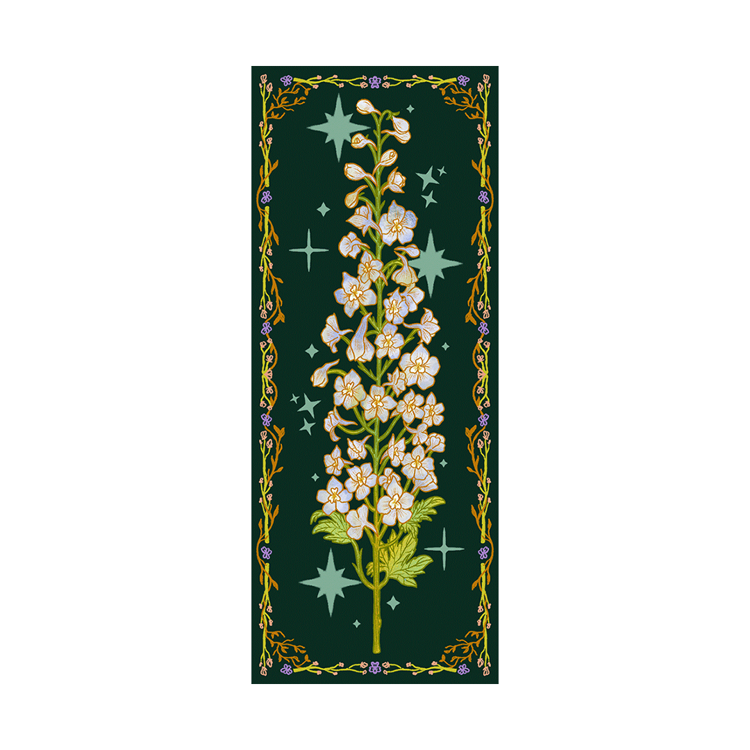 Tall Perennials Foiled Bookmarks Collection I
