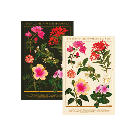 Everyday Filipino Garden Flowers Postcard