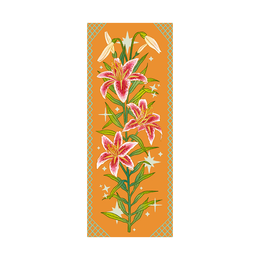 Tall Perennials Foiled Bookmarks Collection I
