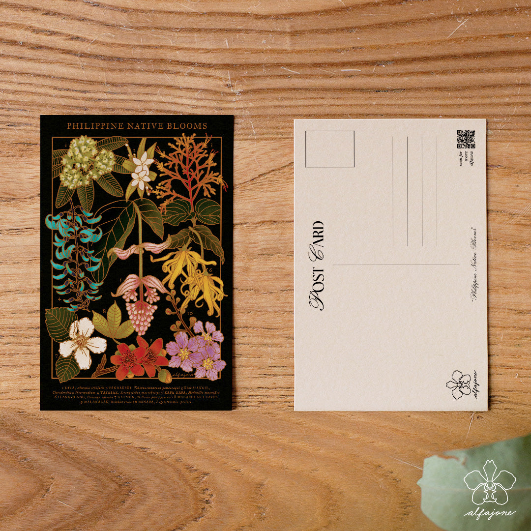 Philippine Native Blooms Postcard