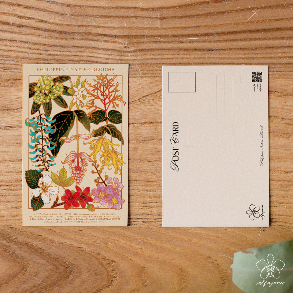 Philippine Native Blooms Postcard