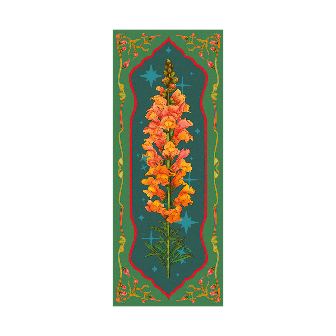 Tall Perennials Foiled Bookmarks Collection II