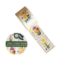 Spring-Summer Blooms Gold Foiled Stamp Washi Tape