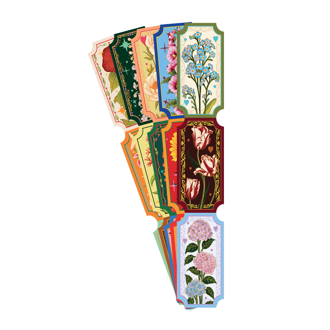 Tall Perennials Ticket Strips Collection