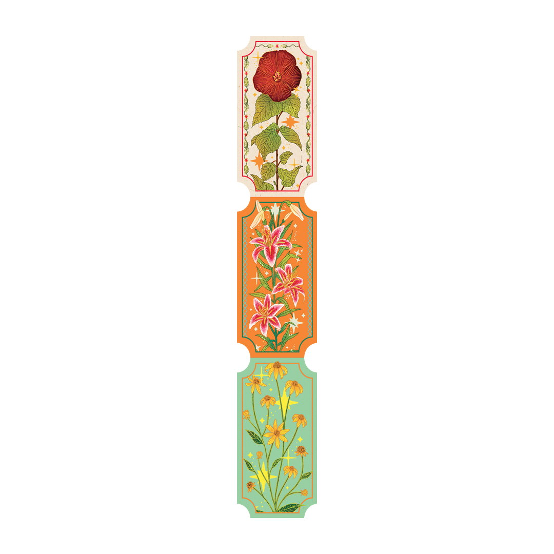 Tall Perennials Ticket Strips Collection