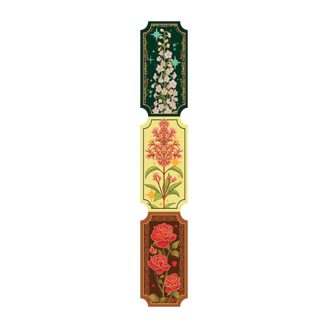 Tall Perennials Ticket Strips Collection