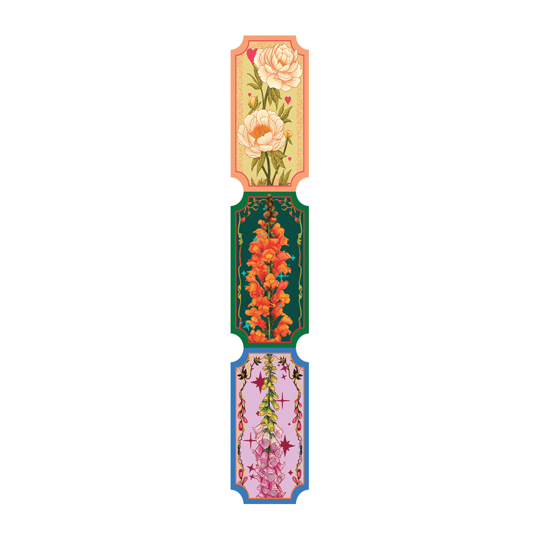 Tall Perennials Ticket Strips Collection