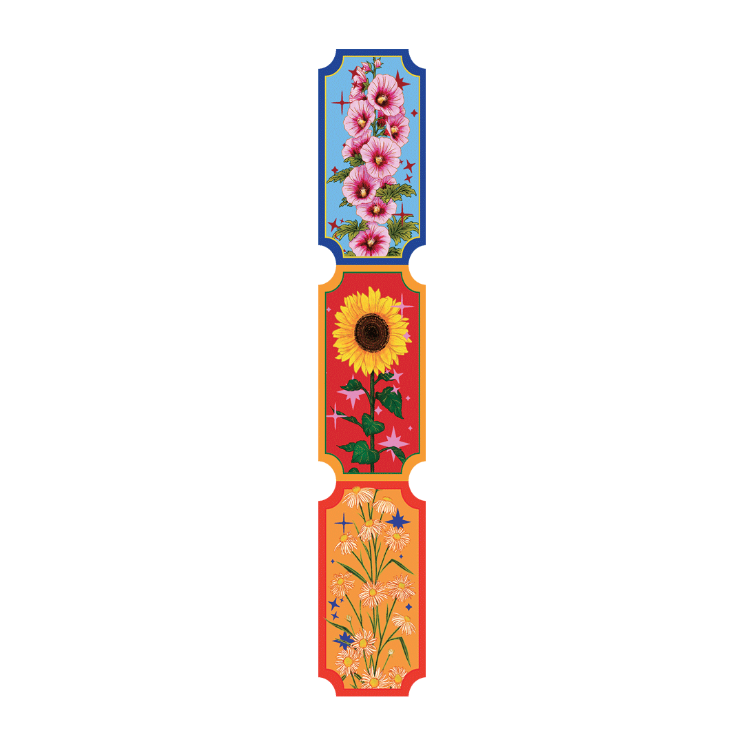 Tall Perennials Ticket Strips Collection